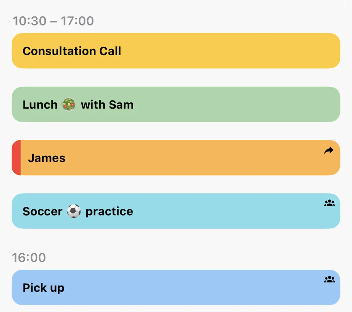 Choisissez entre les vues Chronologie et Calendrier